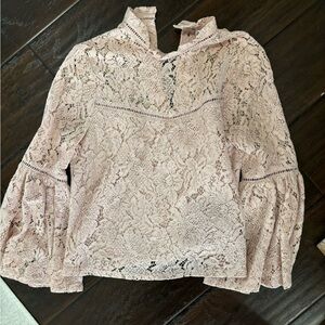 Jack BB Dakota pink lace top